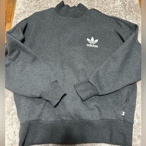Adidas Women’s Gray Turtle Neck Crew Medium
